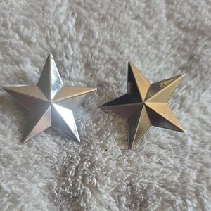 Silver Star Earrings